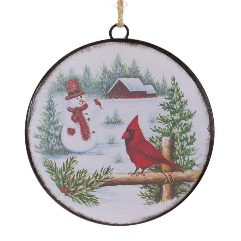 Snowman Cardinal Disc